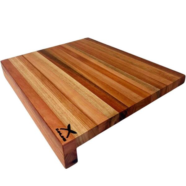 Prancha De Corte L 50x40cm Estação Tábua Encaixe Grande Em Ma