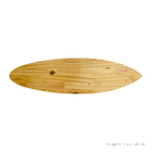 Prancha Decorativa Pipe Natural e Azul Claro 82x22x1,8cm E2G Design