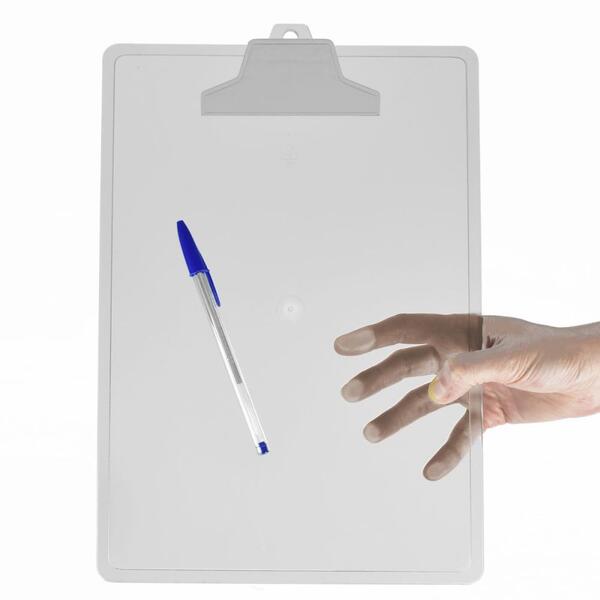 Prancheta Plastica A4 Pop C/prendedor Plast.crist | Leroy Merlin
