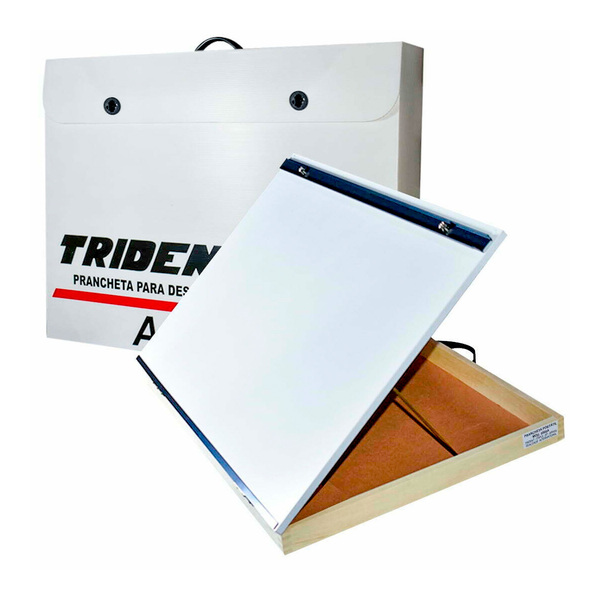 Prancheta Trident Para Desenho Artístico 5000a Prendedor De P