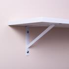 Prateleira 100 X 25cm Branca Com Mão Francesa