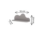 Prateleira 100% Mdf Infantil Com Detalhe Orgânico Em Formato