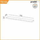 Prateleira 150cm 100% Mdf Freijó/madeirado