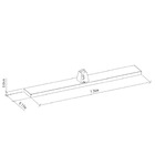 Prateleira 1.4 Para Painel Modular Emily - Nature-offwhite -