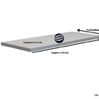 Prateleira 20x120 Cms Sem Suporte Pb 20120 - Branco