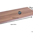 Prateleira 20x120 Cms Sem Suporte Pb 20120 - Nogal