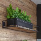 Prateleira 20x60cm Estrutura Em Aço Mdf Rústico Ds Artefatos