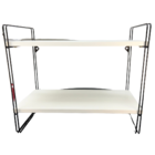 Prateleira 25 Cm X 49 Cm - Luxo C/suporte Preto