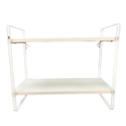 Prateleira 25 Cm X 90 Cm - Luxo C/suporte Branco.