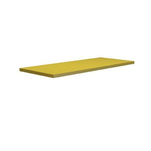 Prateleira 25x120 Cms Sem Suporte Pb 25120 - Amarelo