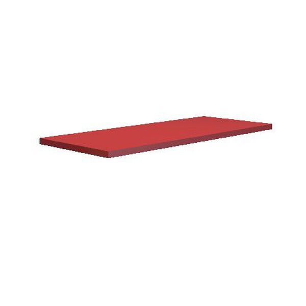 Prateleira 25x60 Cms Sem Suporte Pb 2560 - Vermelho