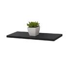 Prateleira 30 X 15cm Preta Suporte Invisível