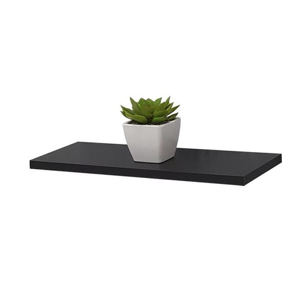 Prateleira 40 X 10cm Preta Suporte Invisível