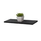 Prateleira 40 X 20cm Preta Suporte Invisível