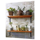 Prateleira 45cm Madeira Maciça Suporte Nicho Organizador Livr