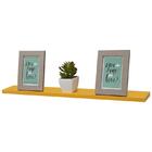 Prateleira 50 X 10cm Amarela Suporte Invisível
