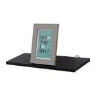 Prateleira 60 X 15cm Preta Com Suporte Tucano