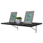 Prateleira 60 X 25cm Preta Com Mão Francesa