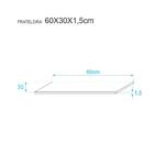 Prateleira 60 X 30cm Carvalho Com Mão Francesa