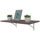 Prateleira 60 X 30cm Nogal Com Mão Francesa