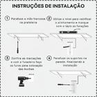 Prateleira 60 X 30cm Nogal Com Mão Francesa