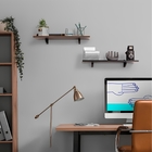 Prateleira 60x20cm Nogueira Kit Decora - 86055