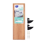 Prateleira 60x20cm Nogueira Kit Decora - 86055