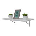 Prateleira 70 X 25cm Branca Com Mão Francesa