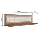 Prateleira 80cm Em Palhinha Origem