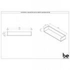 Prateleira 92cm  Grafite/ades