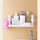 Prateleira  Criativa Bob Suporte Auto Adesivo  - Branca