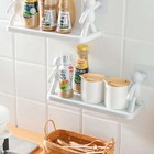 Prateleira  Criativa Bob Suporte Auto Adesivo  - Branca