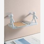 Prateleira  Criativa Bob Suporte Auto Adesivo  - Branca