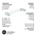 Prateleira Aço Inox Alto Brilho Atenas