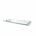 Prateleira Aço Inox e Vidro Alto Padrão 314VIP Grego Metal