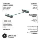 Prateleira Aço Inox Preto Fosco Atenas