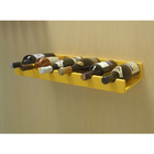 Prateleira Adega New Suporte Vinhos E Garrafas Amarelo Laca