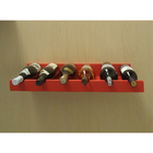 Prateleira Adega New Suporte Vinhos E Garrafas Vermelho Laca