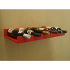 Prateleira Adega New Suporte Vinhos E Garrafas Vermelho Laca