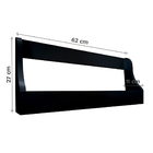 Prateleira Adega Suporte Para Vinhos E Bebidas Preto Laca