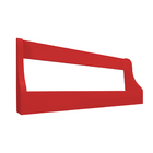 Prateleira Adega Suporte Para Vinhos E Bebidas Vermelho Laca