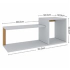 Prateleira Aérea Delicatta Madeiramadeira Branco/mel