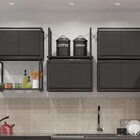 Prateleira Aéreo Industrial De Cozinha 60x30cm Preto