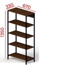 Prateleira Alta Pt-1753  Freijó/preto