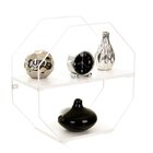 Prateleira Aramada Com Madeira Octogonal Branco