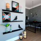 Prateleira Ardo Preta 120 Cm