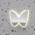 Prateleira Borboleta P Com Luz De Led Branco Quente (amarelad