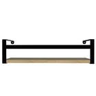 Prateleira Box Dicarlo Estilo 45cm Preto Mdf