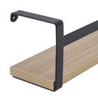 Prateleira Box Estilo 45Cm Preto/Madeirado