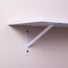 Prateleira Branca 100 X 25cm Com Suporte Mao Francesa